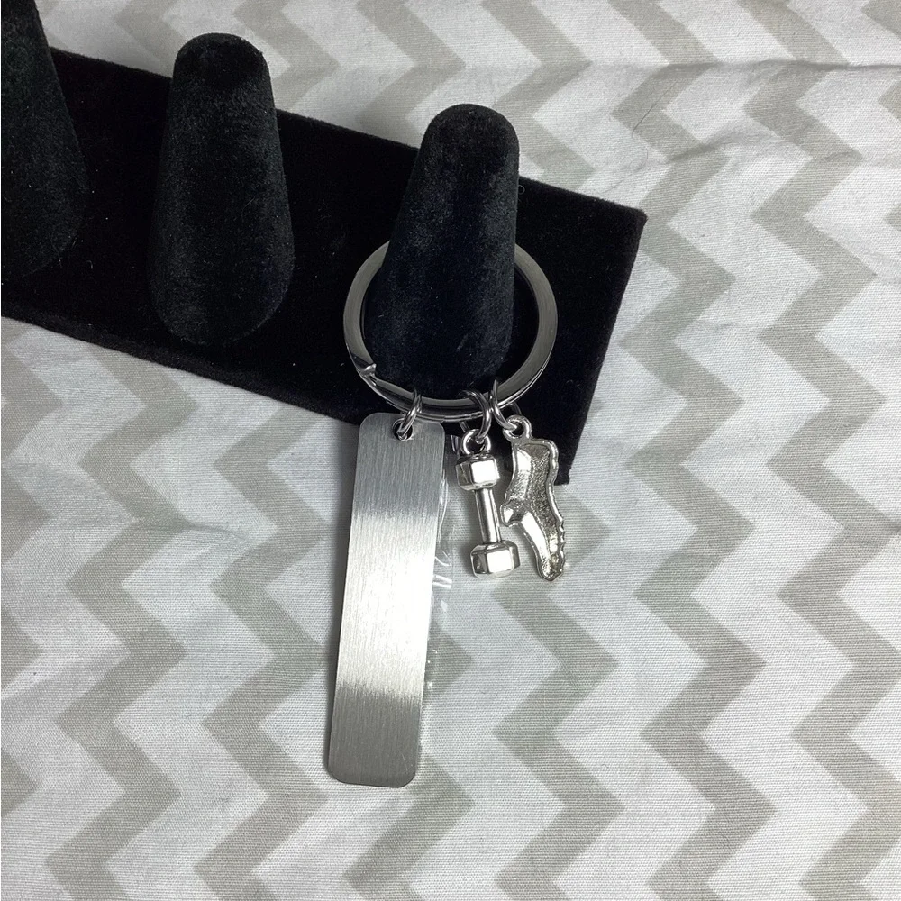 Don’t Wish for it Work for it Fitness Keychain
